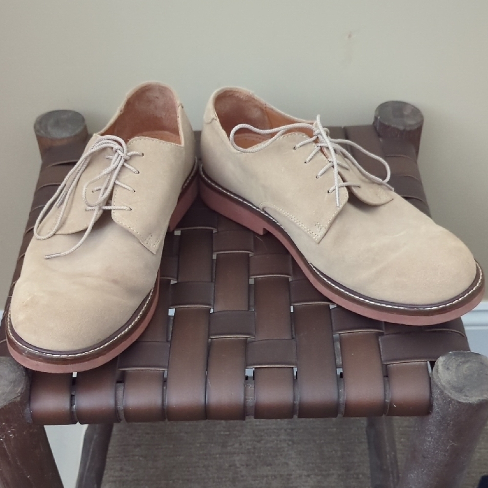 Jos. A. Bank Men's Tan Suede Oxford Shoes